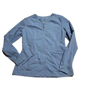 Grey's Anatomy Women's Size S Full Zip Scrub Jacket Navy Blue